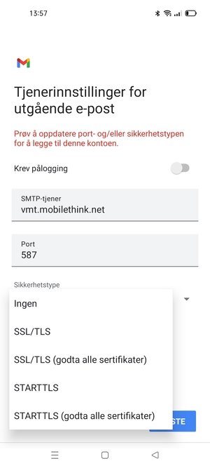 Velg Ingen