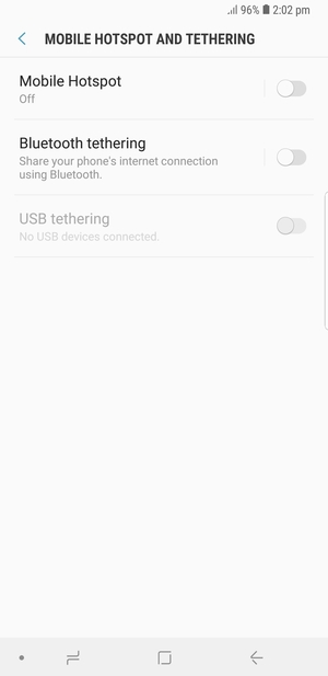 Select Mobile Hotspot