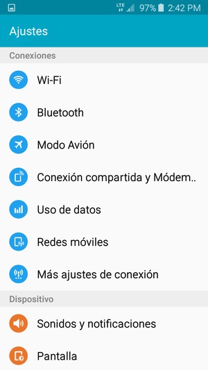 Seleccione Wi-Fi