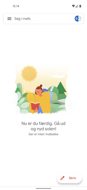 Din konto er klar til brug