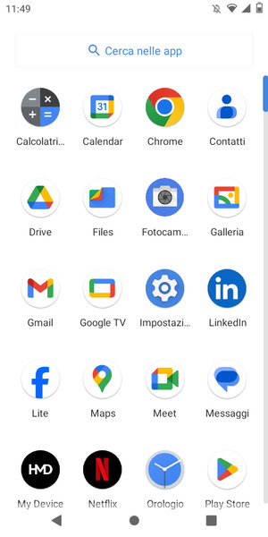 Seleziona Impostazioni