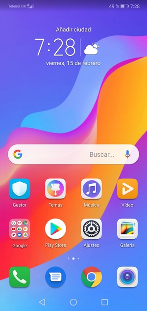 Seleccione Ajustes
