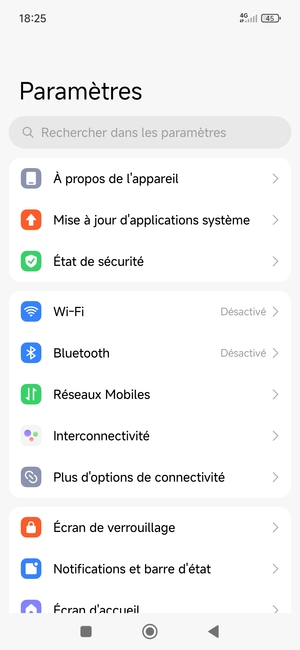 Sélectionnez Wi-Fi