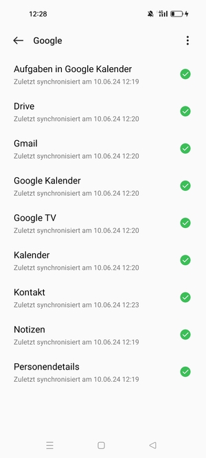 Wählen Sie die Menü-Taste