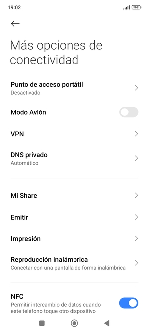 Seleccione Punto de acceso portátil