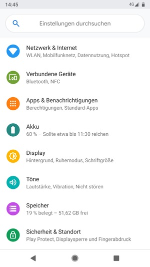 Wählen Sie Netzwerk & Internet