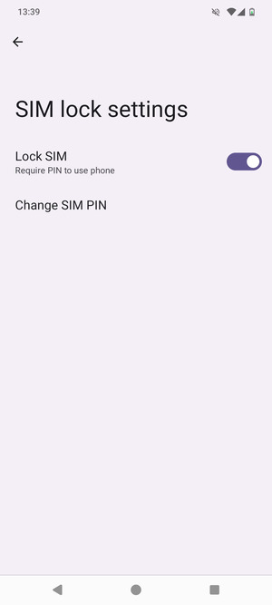 Select Change SIM PIN