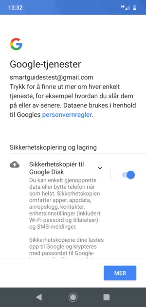Velg MER