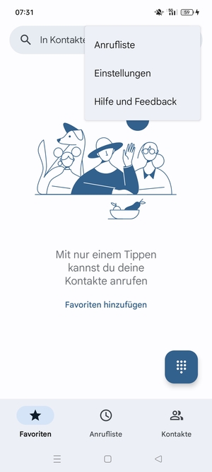 Wählen Sie Einstellungen