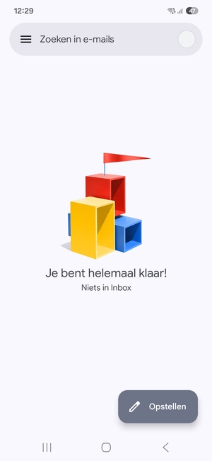 Uw account is klaar voor gebruik