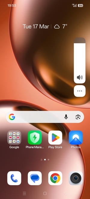 Continue to press to take the volume down to the required level