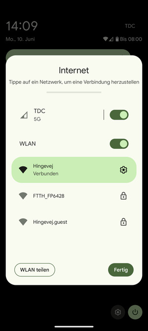 Schalten Sie WLAN aus