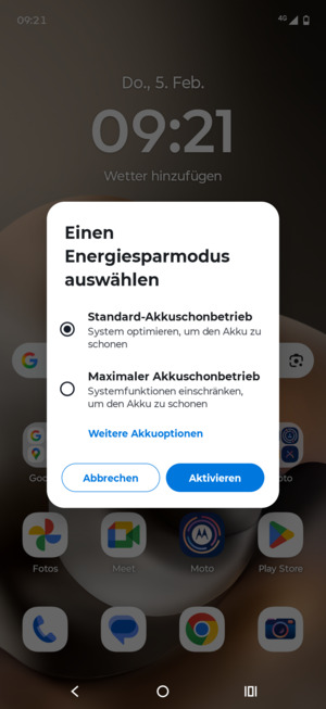Wählen Sie Aktivieren