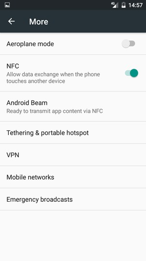 Select Mobile networks
  

