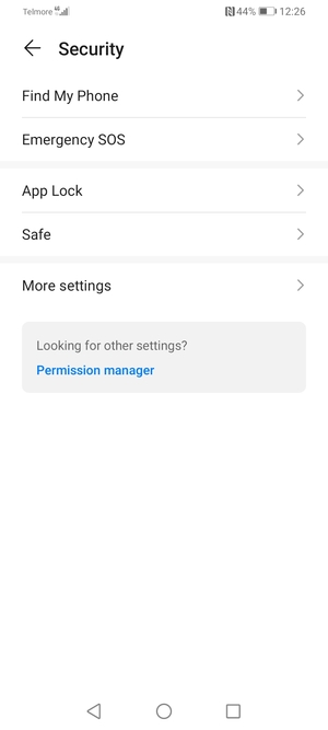 Select More settings