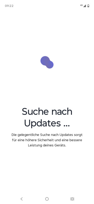 Warten Sie, bis die Suche abgeschlossen ist