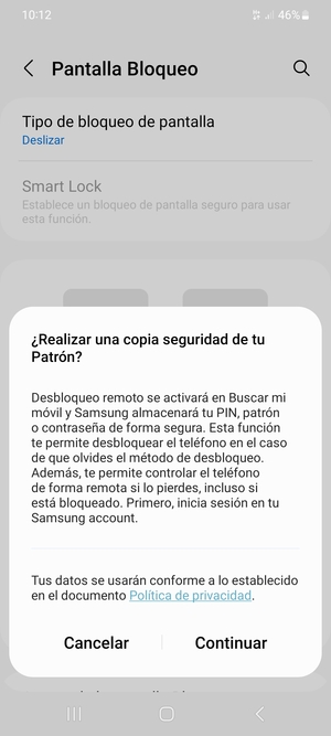Seleccione la opción deseada