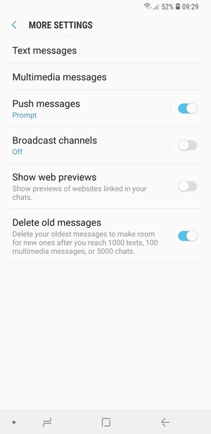 Select Text messages
