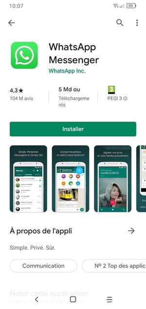 Sélectionnez Installer