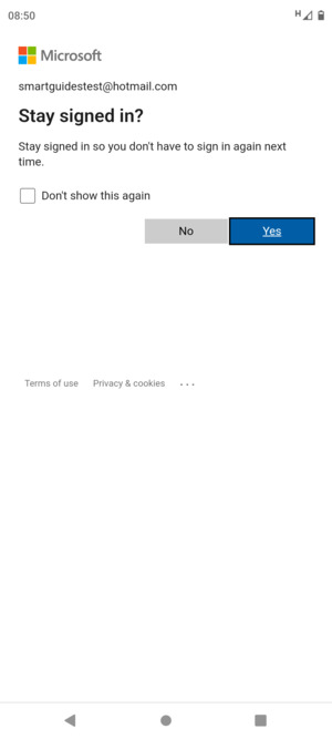 Select your preferred option
