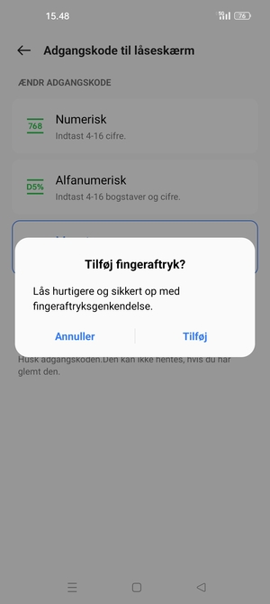 Vælg din foretrukne mulighed