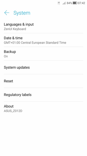 Select System updates