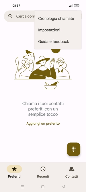 Seleziona Impostazioni
