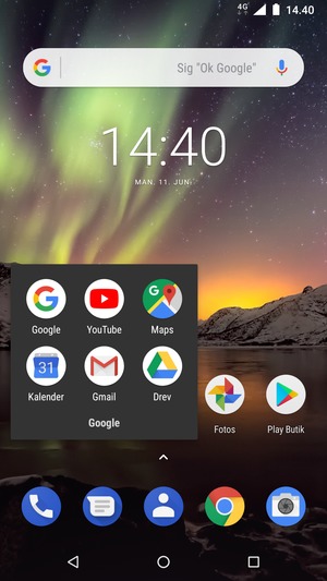 Vælg Gmail