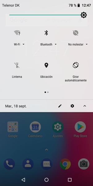 Desactive Wi-Fi y Bluetooth