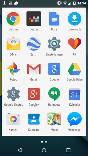 Scrollen Sie und wählen Sie Einstellungen
