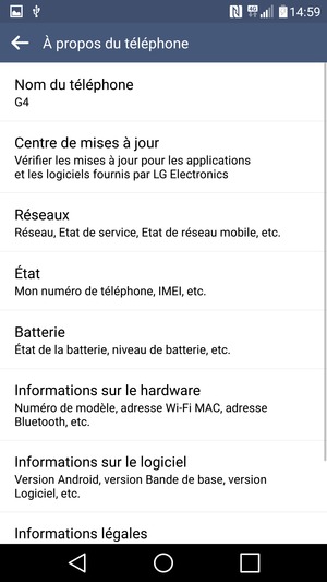 Sélectionnez Centre de mises à jour