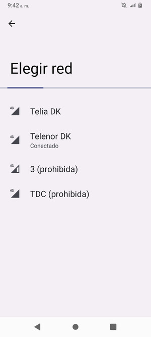 Espere a que la búsqueda termine