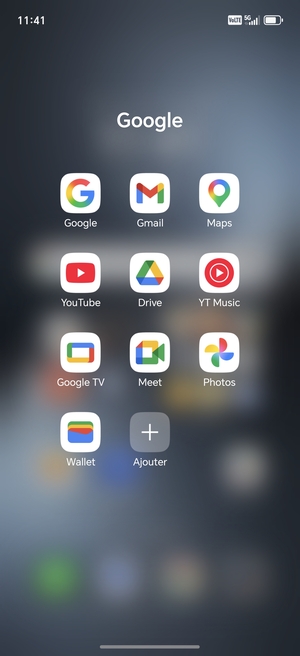 Sélectionnez Gmail