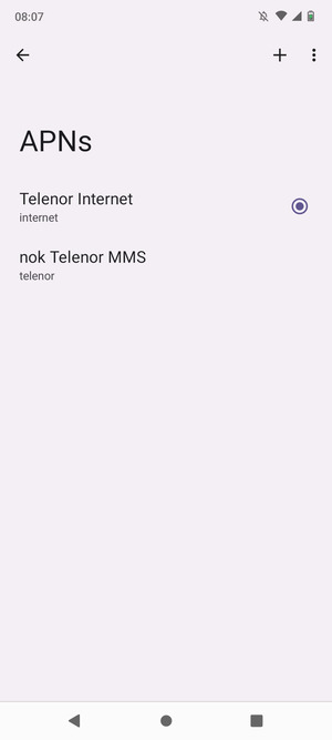 Select the Menu button