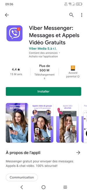Sélectionnez Installer