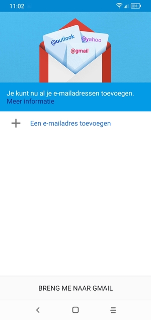 Selecteer Een e-mailadres toevoegen