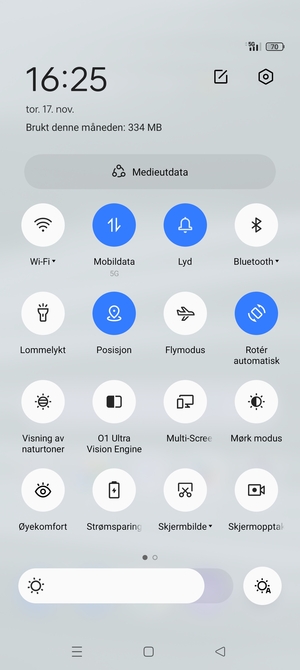 Slå av Posisjon