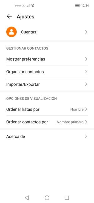 Seleccione Importar/Exportar