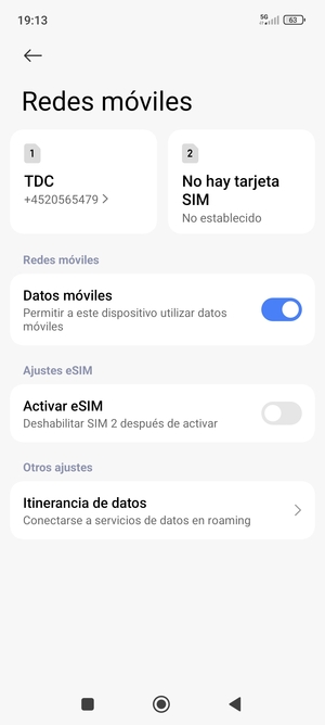 Para cambiar la red en caso de problemas de conectividad, seleccione Public