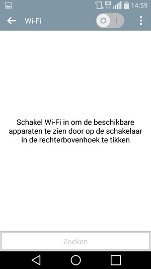 Schakel Wi-Fi in