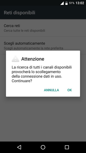 Seleziona OK