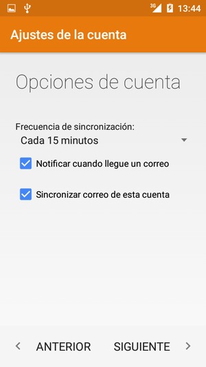 Seleccione SIGUIENTE