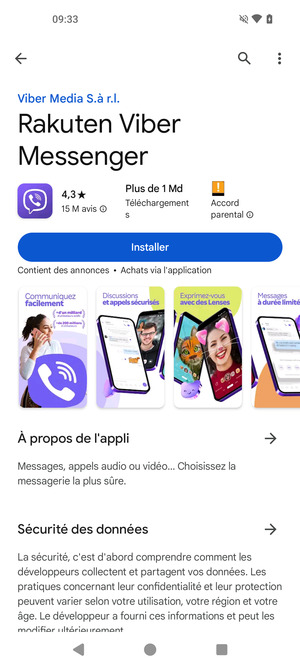 Sélectionnez Installer