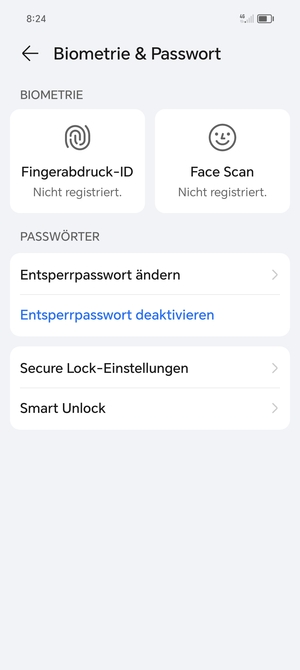 Ihr Handy ist jetzt mit einer Bildschirmsperre gesichert