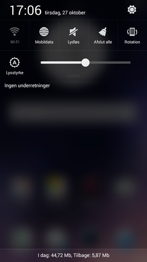 Aktiver topmenuen igen
