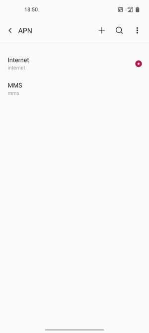Sélectionnez le bouton du Menu