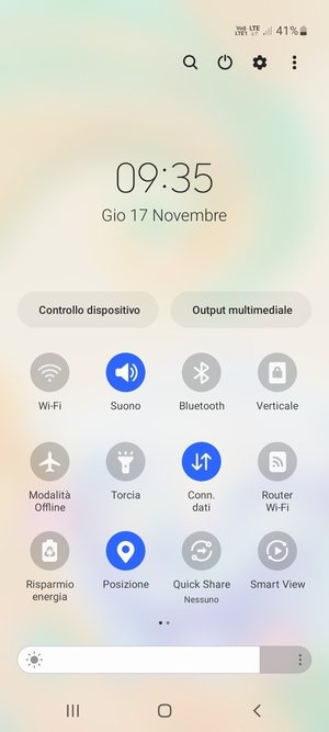 Disattiva Posizione