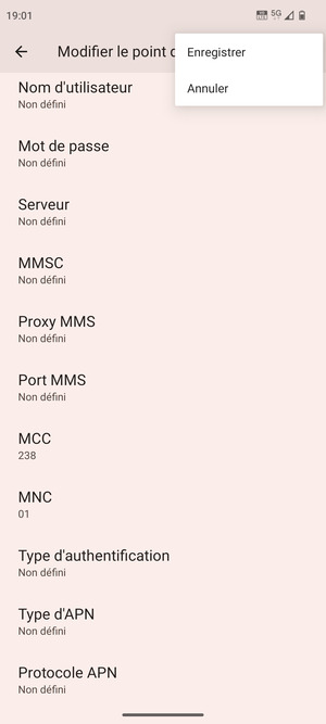 Sélectionnez Enregistrer
