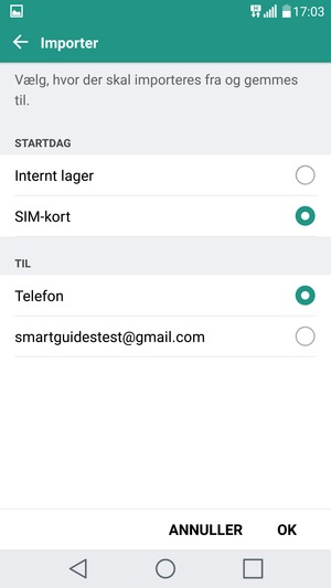 Vælg SIM-kort