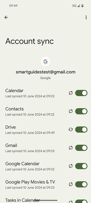 Select the Menu button